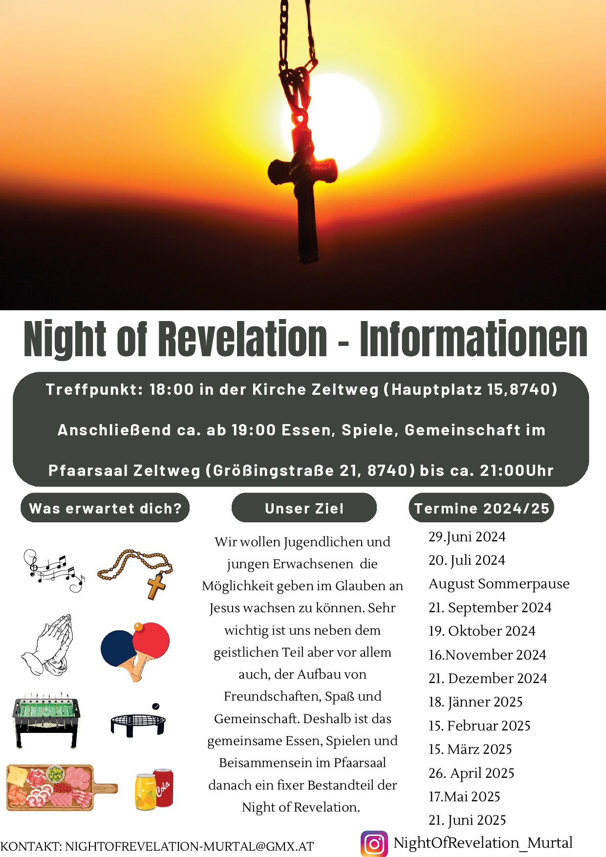 Night of Revelation für Jugendliche und junge Erwachsene